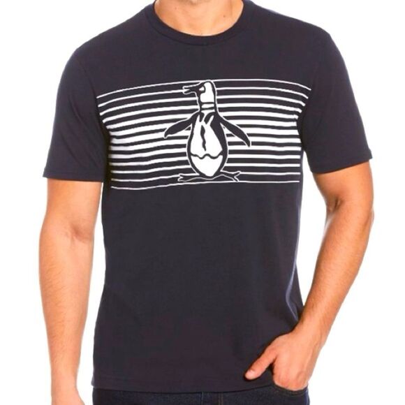 NWT Original Penguin Men’s Black T-Shirt L - Picture 1 of 8